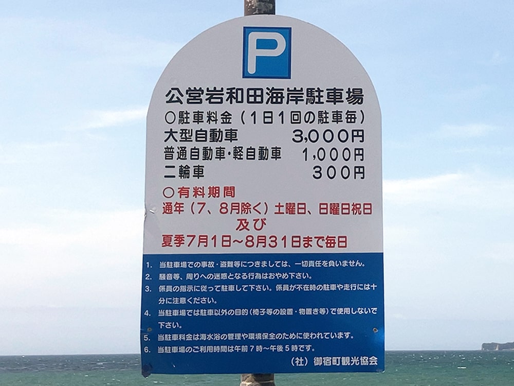 公営岩和田海岸駐車場