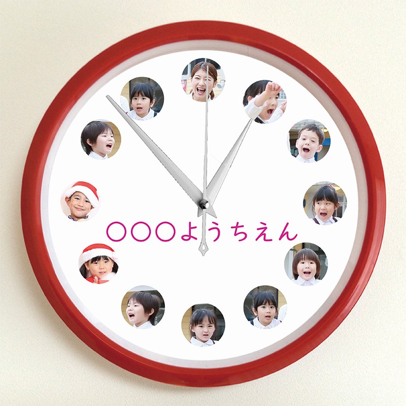 卒園記念品で人気 子どもや先生の写真入り時計 オリジナルグッズを１個から製作