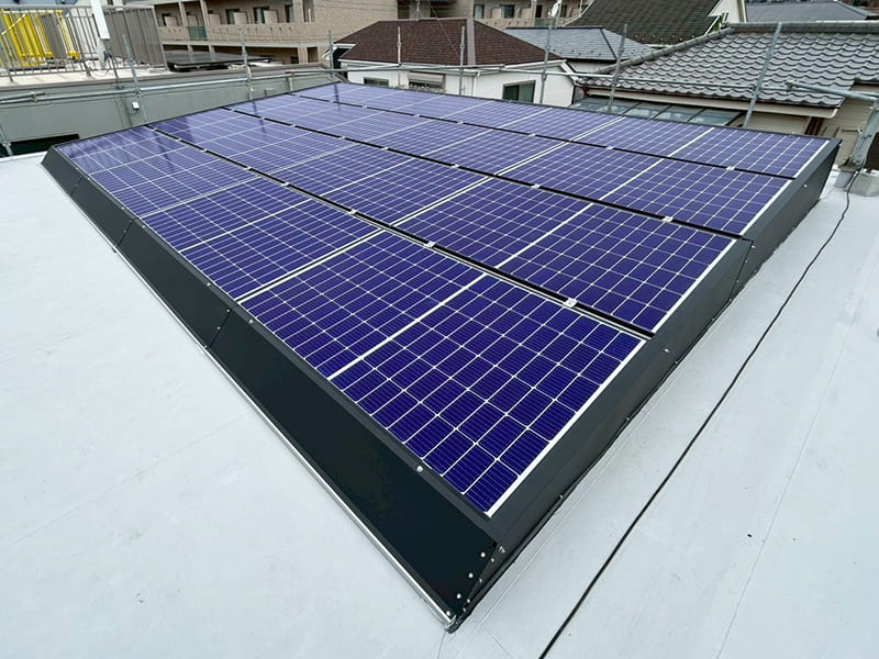 太陽光を使用したクリーンエネルギーの積極利用