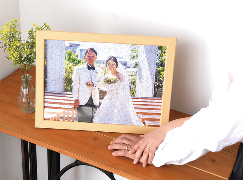 結婚祝いに写真パズル