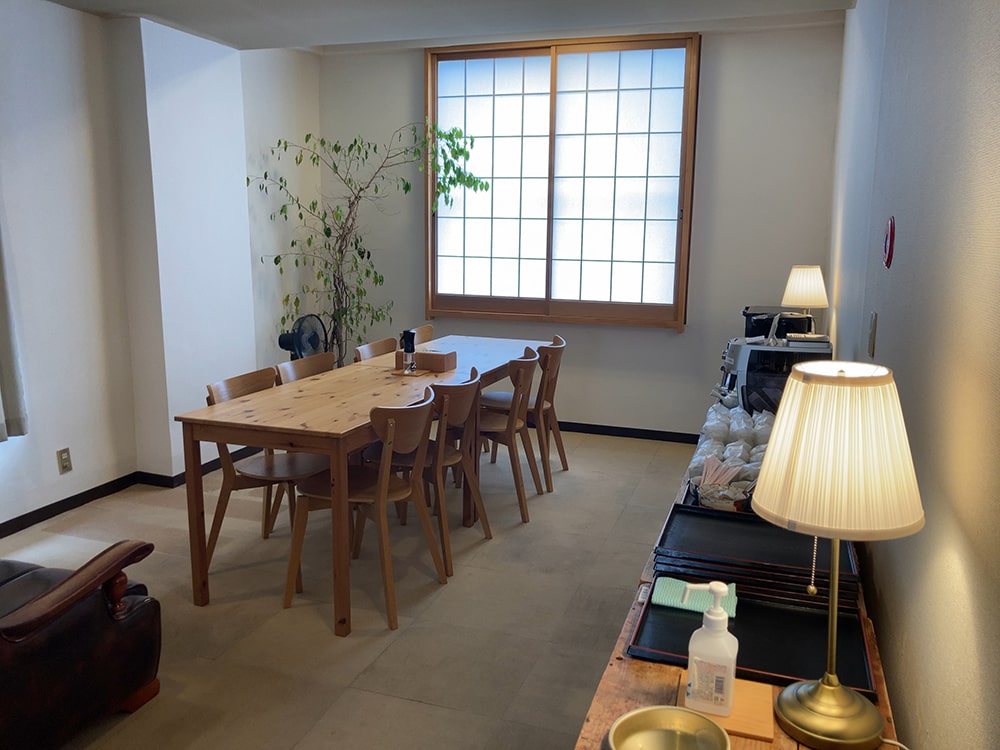 御宿 海楽 カフェコーナー