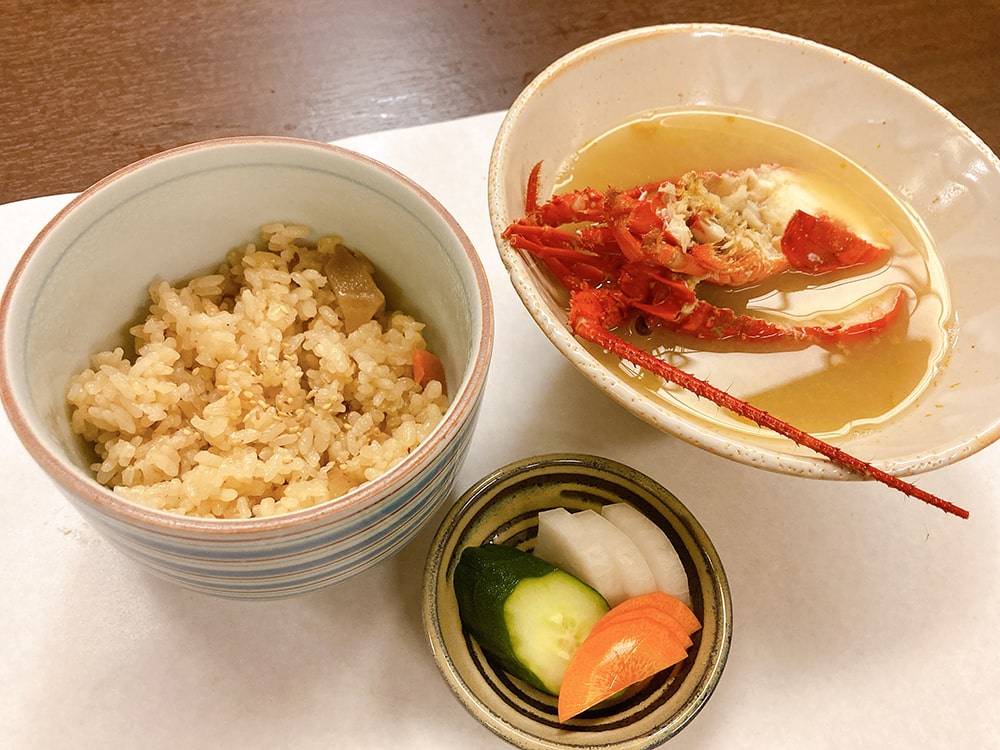 御宿 海楽 伊勢海老汁