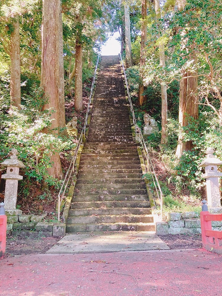 御宿町 春日神社 101段の大階段