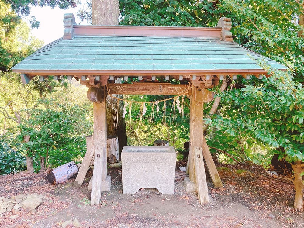 御宿町 春日神社 手水舎