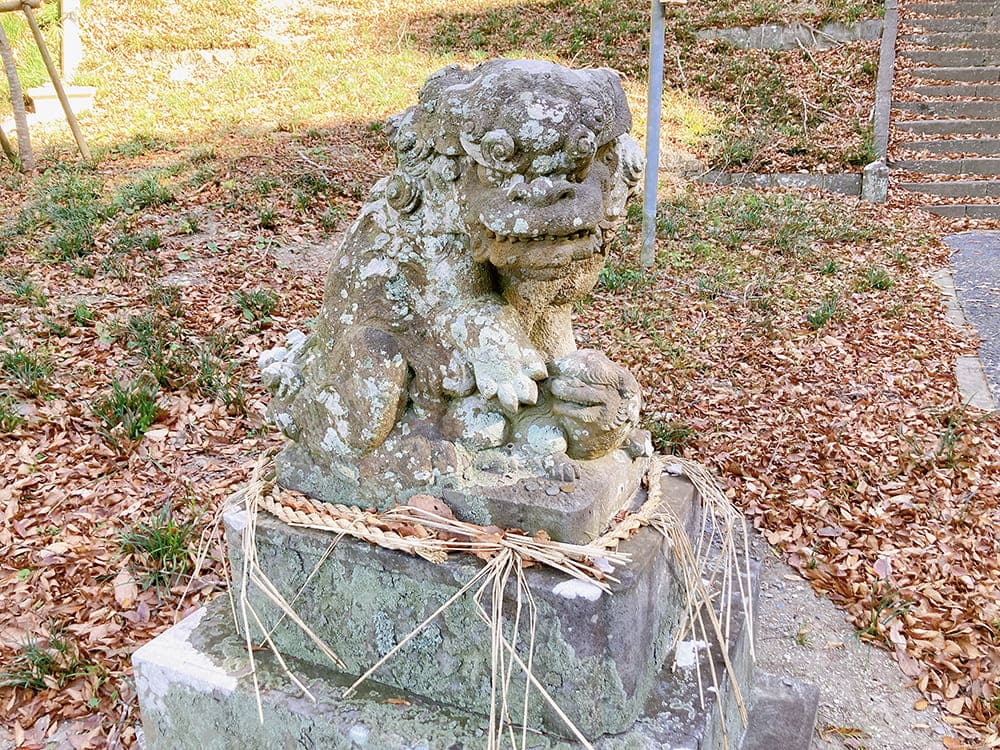 御宿 大宮神社 ２匹の狛犬3