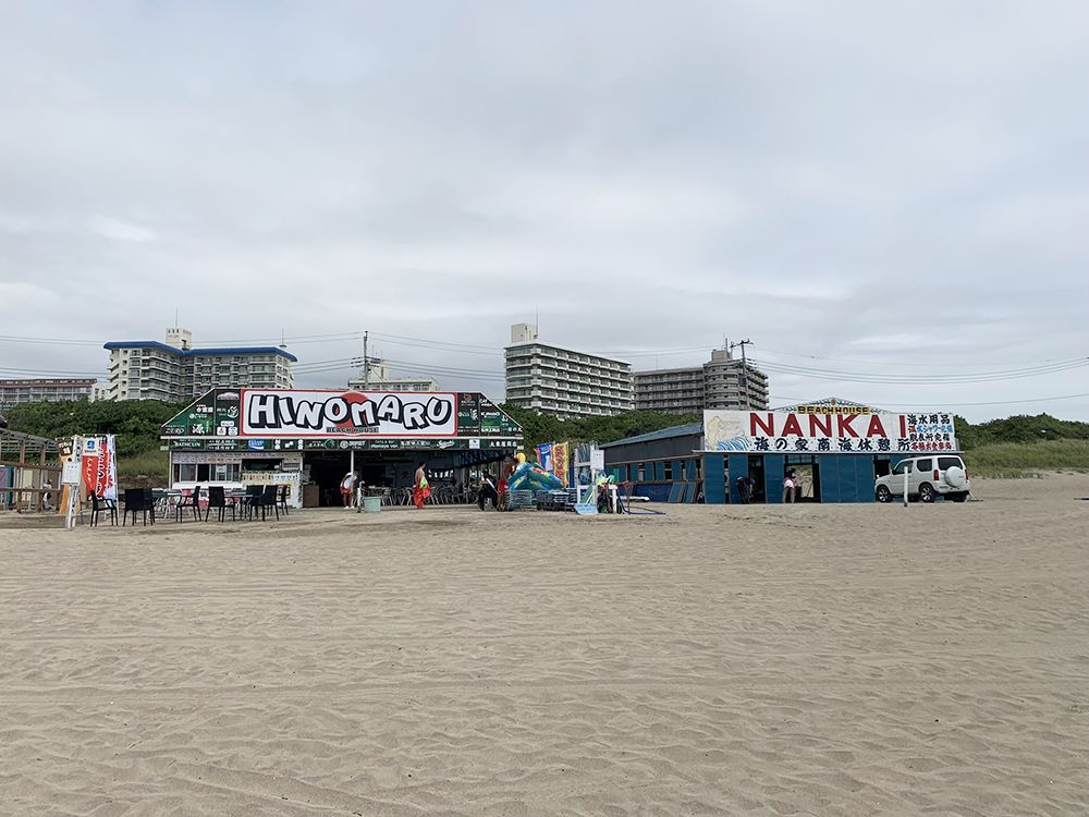 御宿海岸の海の家