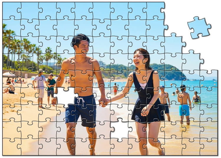 御宿ビーチの写真で想い出のパズルを作ろう！　オリジナルジグソーパズル