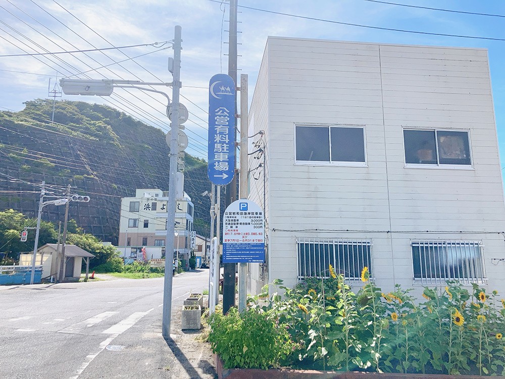 岩和田漁港の入り口