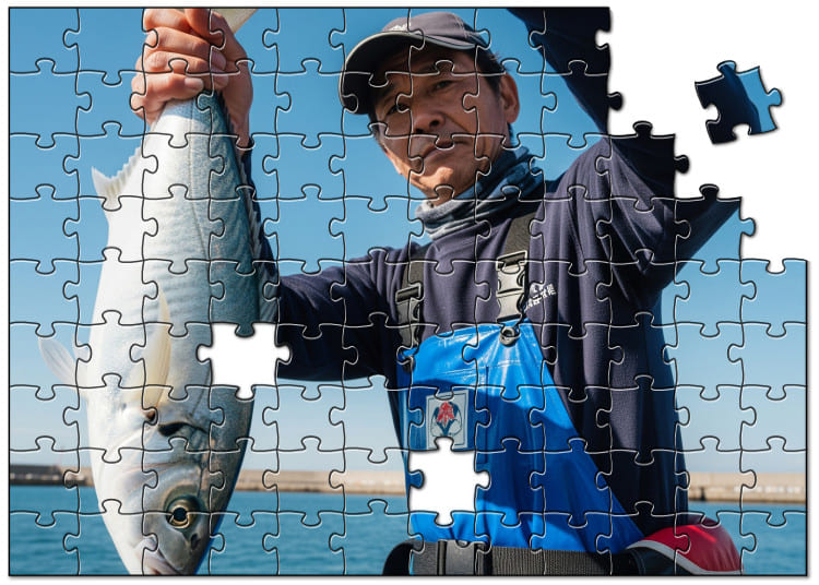 御宿港の釣果でオリジナルパズルを作ってみませんか　オリジナルジグソーパズル