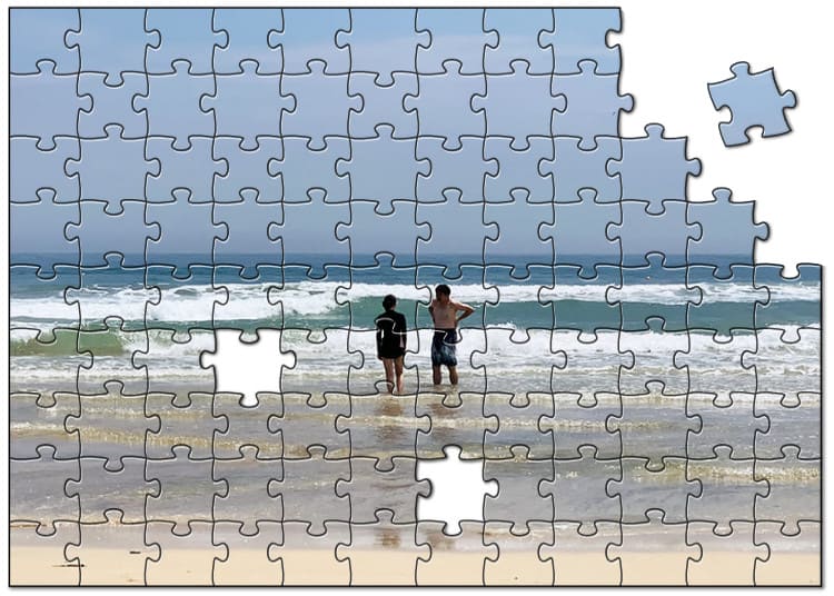 御宿夏祭りの想い出をジグソーパズルに