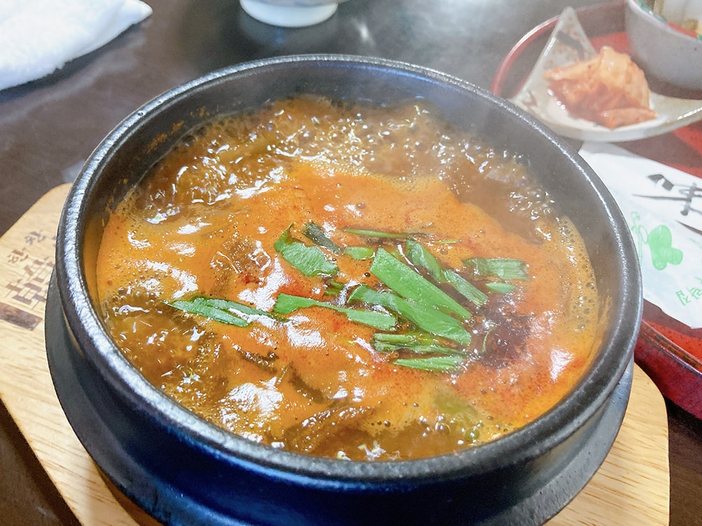 御宿町 青木家 ユッケジャンスープ