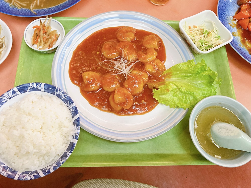 御宿町 チャイナ 海老のチリソース煮