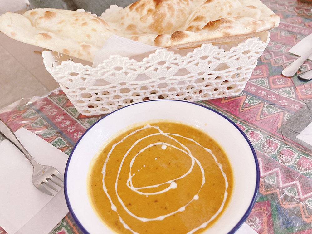 御宿町 ナマステ インディア ダル（豆）のミニカレーセット