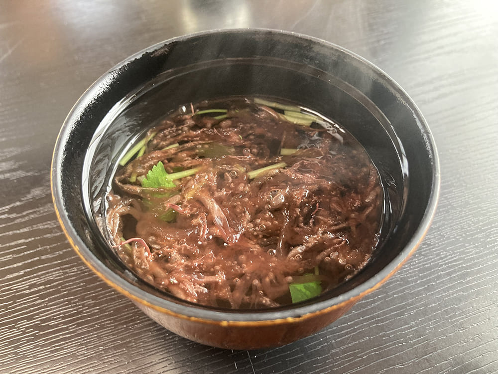 御宿町 かね八寿し お吸い物