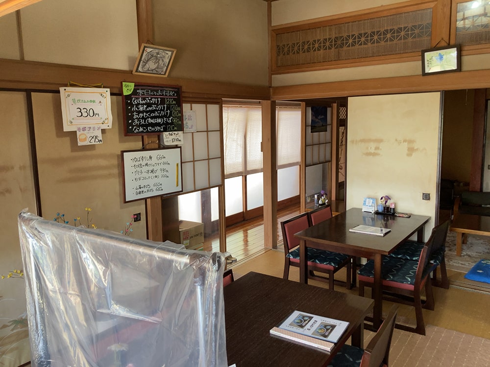 御宿町 桔梗庵 店内