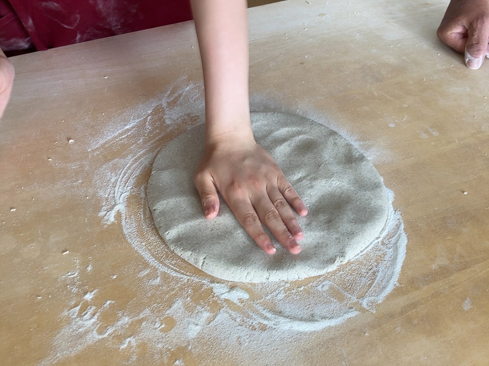 御宿町 喜和味 どんどん広げて円形に