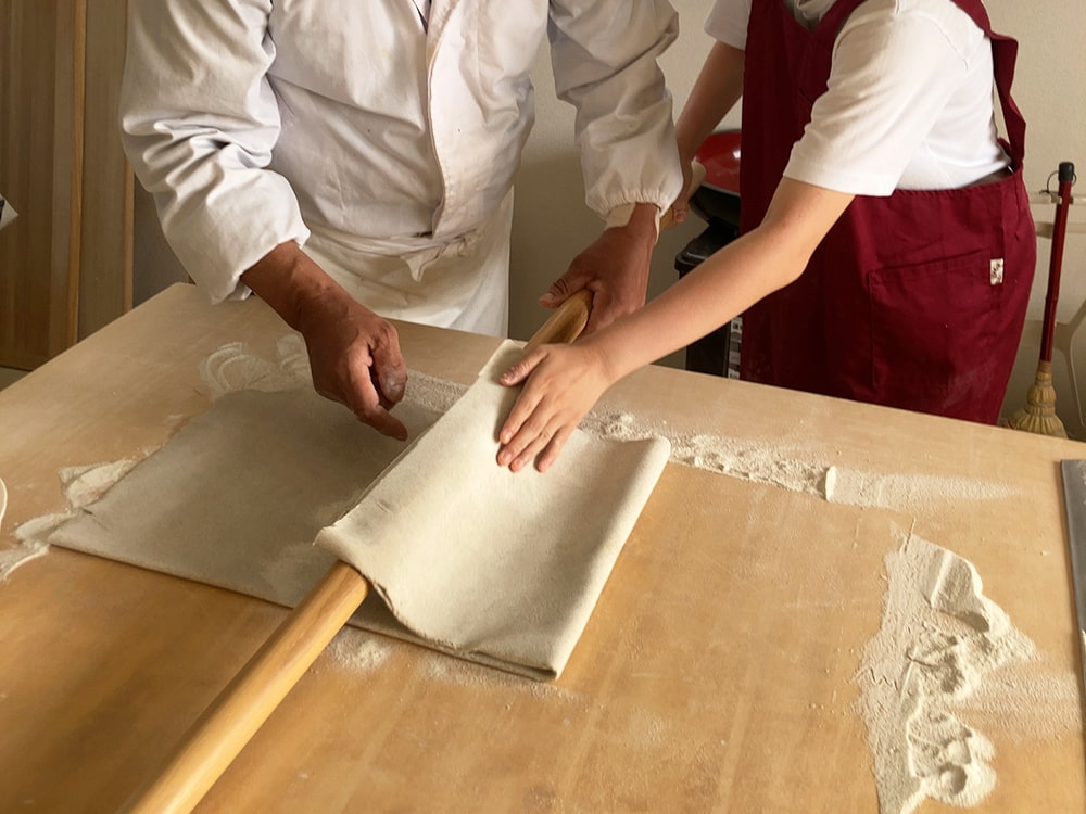 御宿町 喜和味 何層にも重ねていく