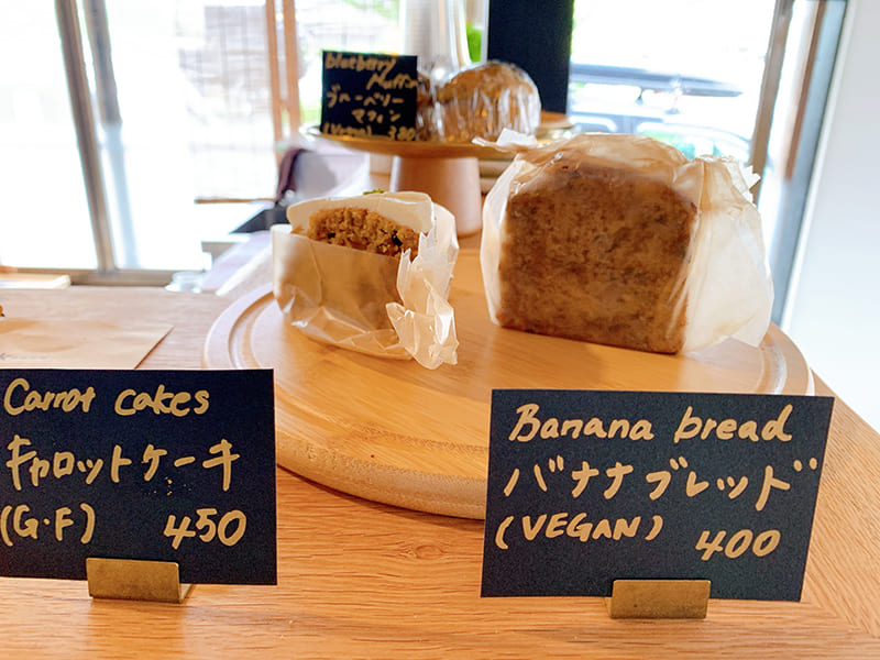 御宿町 KOHO 自家製のケーキ