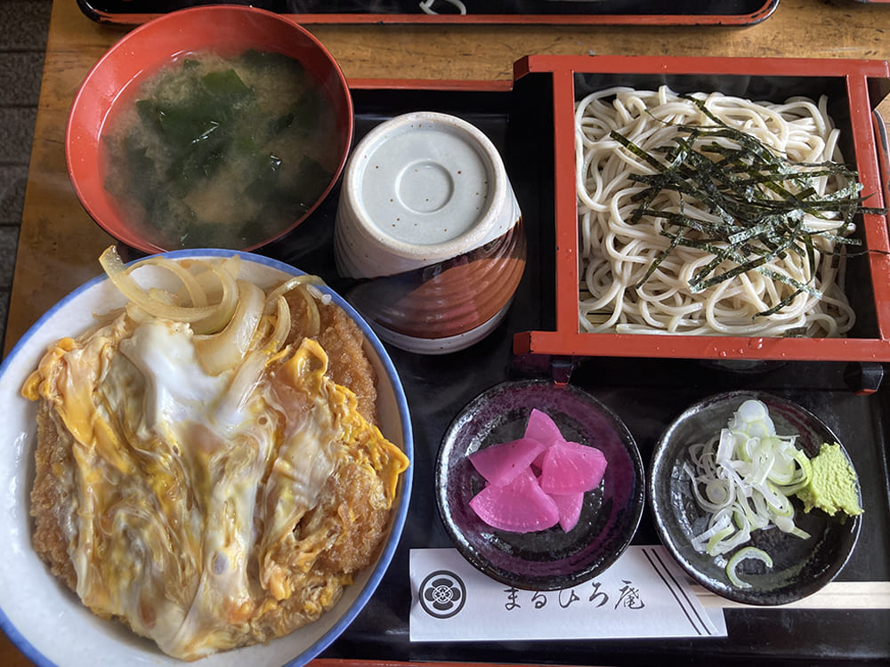 御宿町 まるひろ庵 かつ重セット