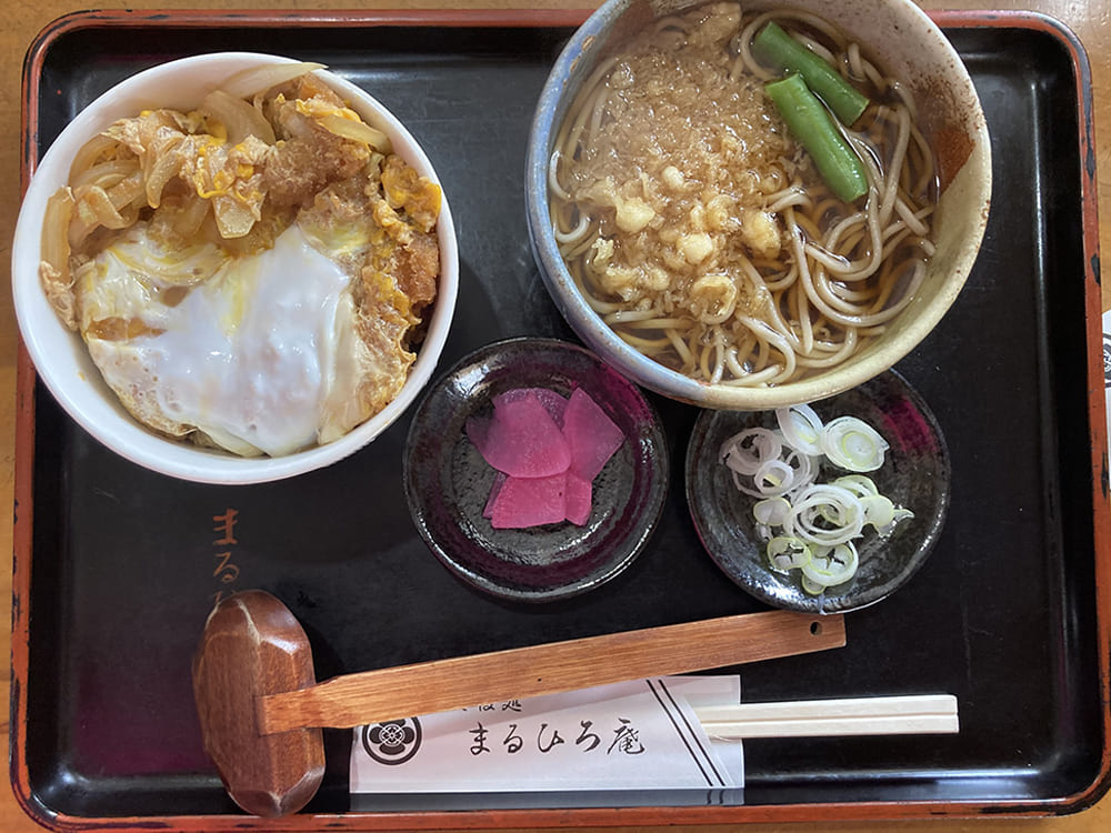 御宿町 まるひろ庵 ミニカツ丼セット