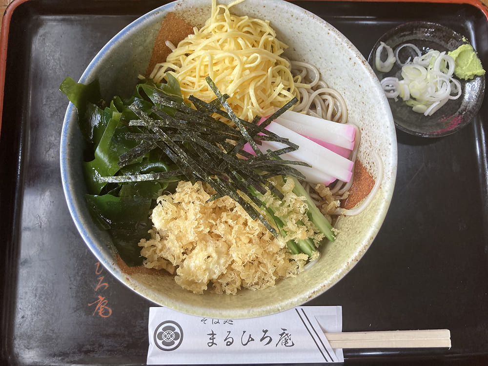 御宿町 まるひろ庵 たぬきそば