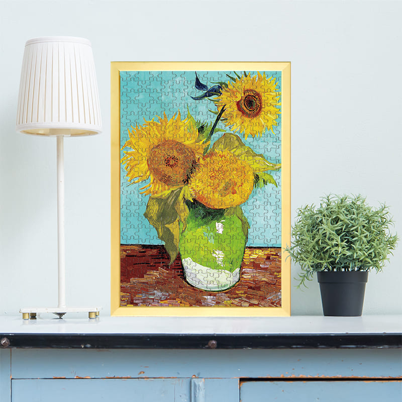 あの「ひまわり３本（フィンセント・ファン・ゴッホ）」がジグソーパズルに