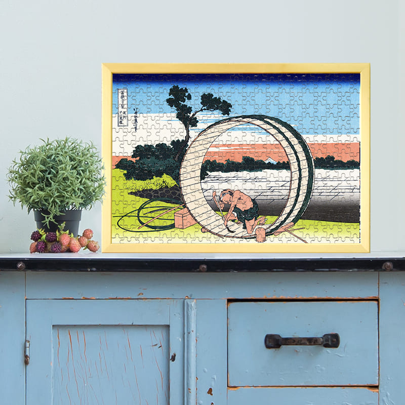 富嶽三十六景 尾州不二見原（葛飾北斎）