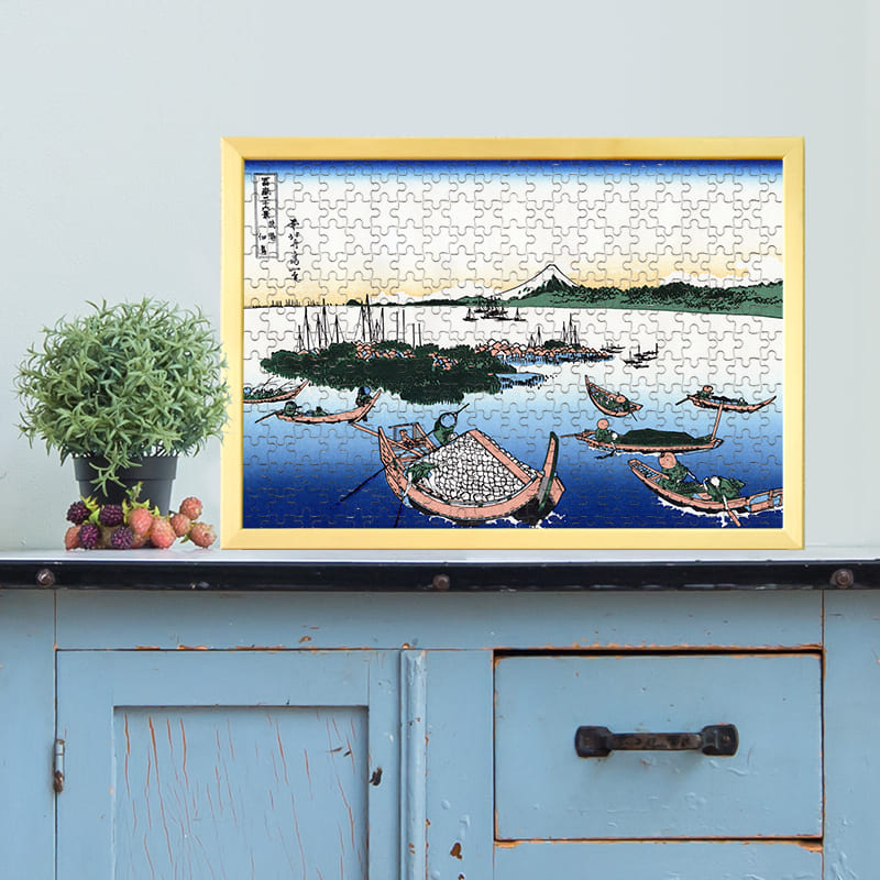 富嶽三十六景 武陽佃島（葛飾北斎）