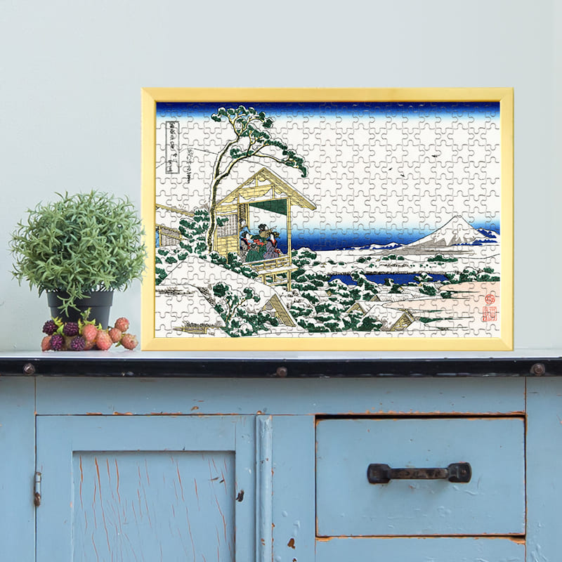 あの「富嶽三十六景 礫川雪ノ旦（葛飾北斎）」がジグソーパズルに