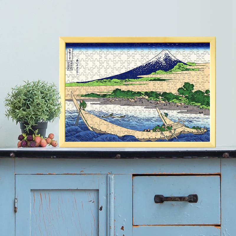 富嶽三十六景 東海道江尻田子の浦略図（葛飾北斎）