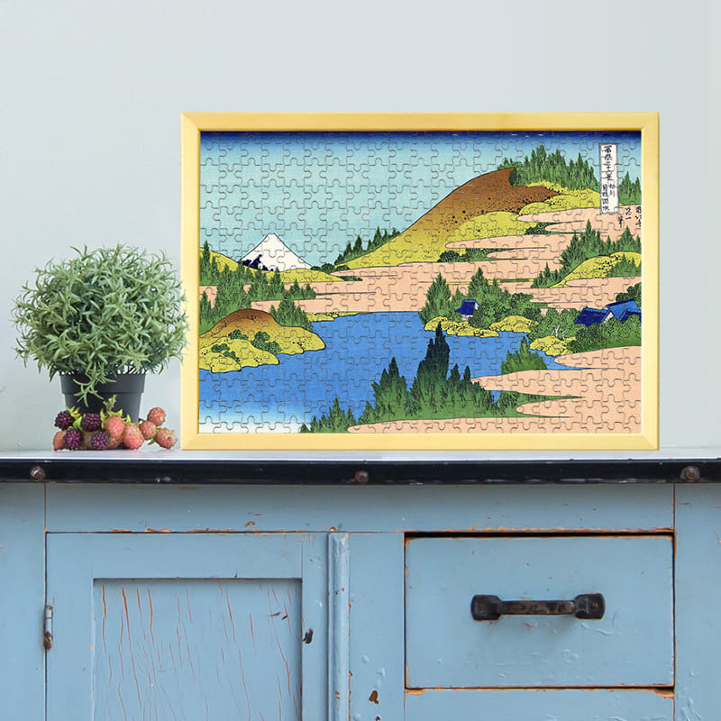 富嶽三十六景 相州箱根湖水（葛飾北斎）