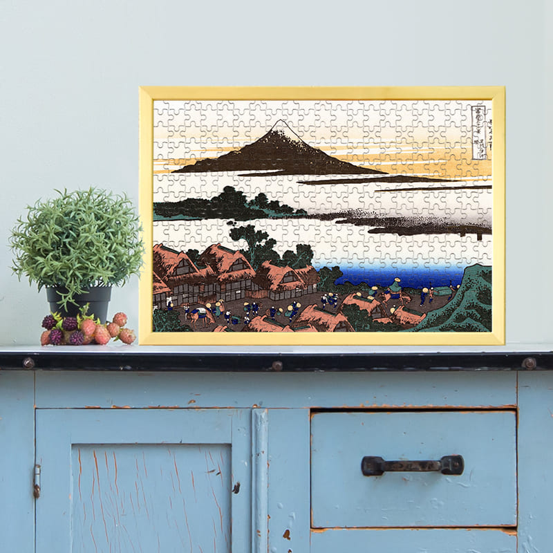 富嶽三十六景 甲州伊沢暁（葛飾北斎）