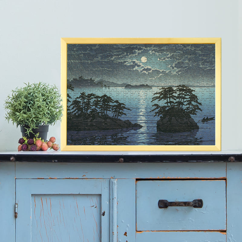 松嶋双子嶋（川瀬巴水）