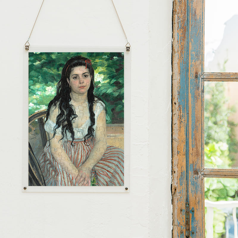 「夏（ピエール＝オーギュスト・ルノワール）」パズルをインテリアとして飾る
