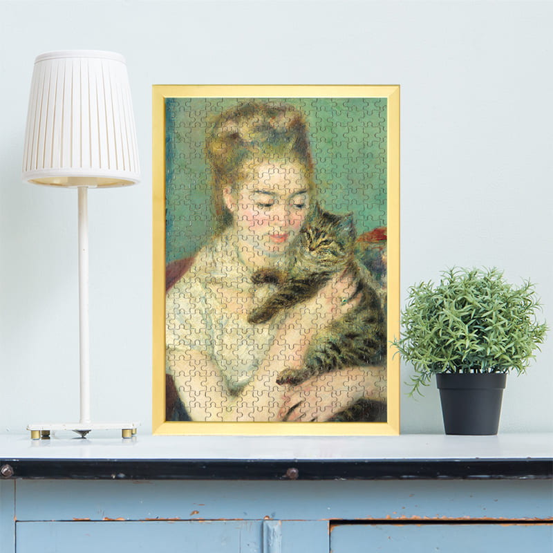 あの「猫を抱く女性（ピエール＝オーギュスト・ルノワール）」がジグソーパズルに