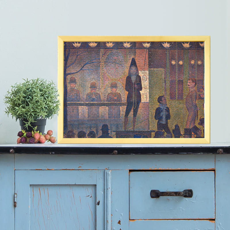 あの「サーカスの客寄せ（ジョルジュ・スーラ）」がジグソーパズルに