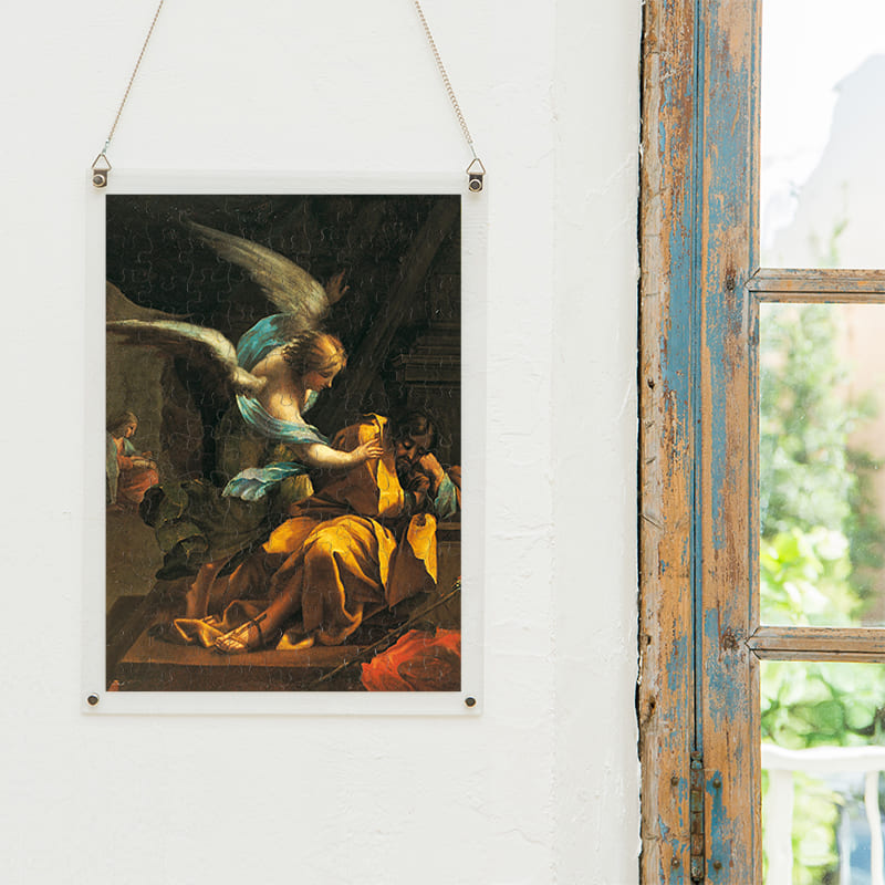 「聖ヨセフの夢（フランシスコ・デ・ゴヤ）」パズルをインテリアとして飾る