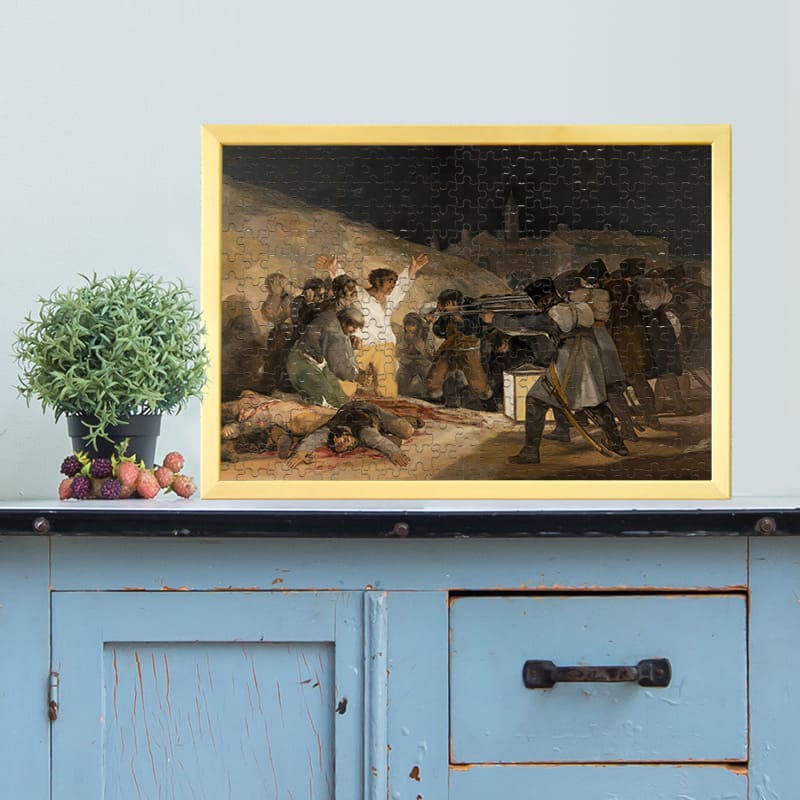 あの「1808年5月3日、プリンシペ・ピオの丘での銃殺（フランシスコ・デ・ゴヤ）」がジグソーパズルに