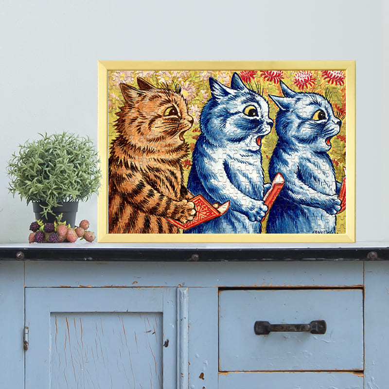 歌う三匹の猫（ルイス・ウェイン）