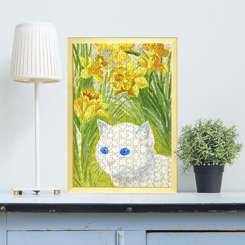 水仙の間の猫（ルイス・ウェイン）