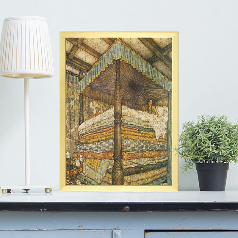 「エンドウ豆がベッドの中に入っていたために眠れなかったお姫様（エドマンド・デュラック）（エドマンド・デュラック）」がジグソーパズルに