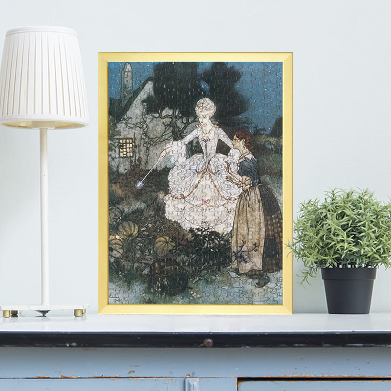 シンデレラとかぼちゃを馬車に変える妖精（エドマンド・デュラック）