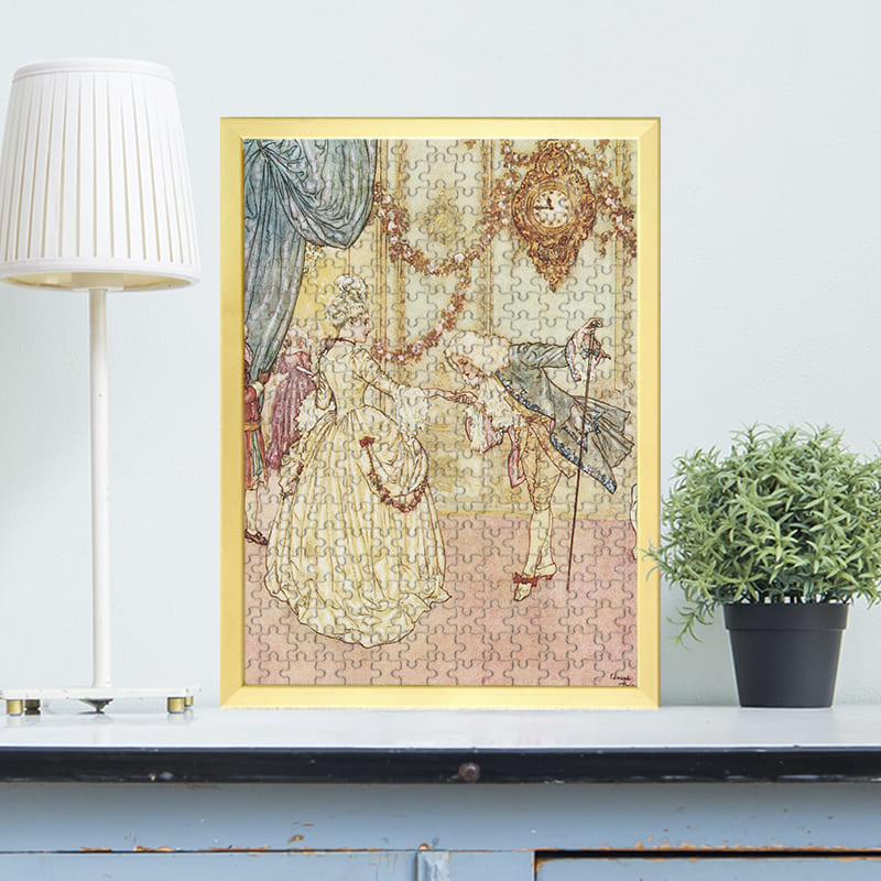 「シンデレラに踊りを申し込む王子（エドマンド・デュラック）（エドマンド・デュラック）」がジグソーパズルに