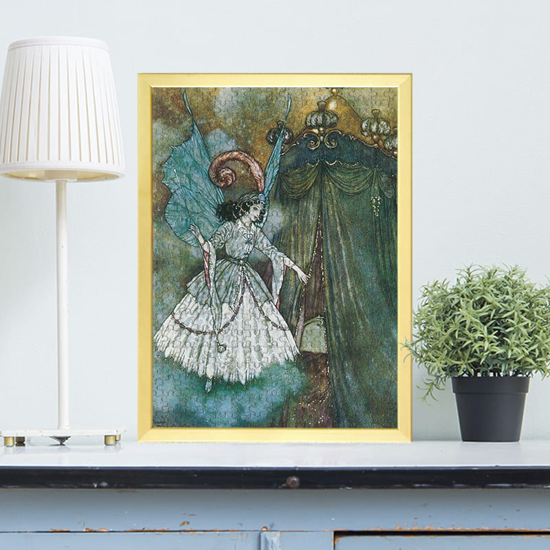 「ラ・ベルの夢の中に現れる妖精の女王（エドマンド・デュラック）（エドマンド・デュラック）」がジグソーパズルに