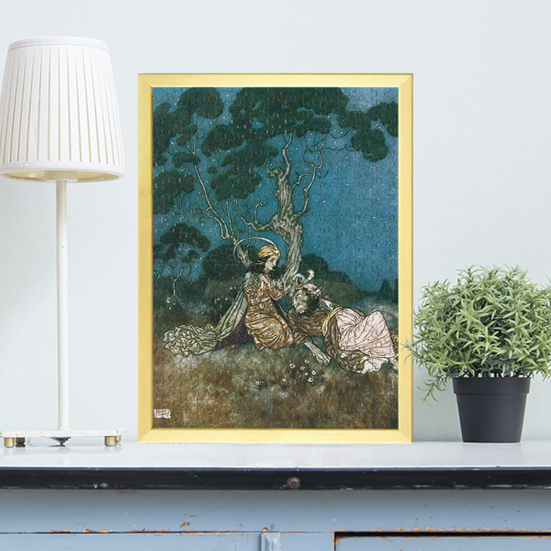 「死のうとする野獣に愛を告げるラ・ベル（エドマンド・デュラック）（エドマンド・デュラック）」がジグソーパズルに