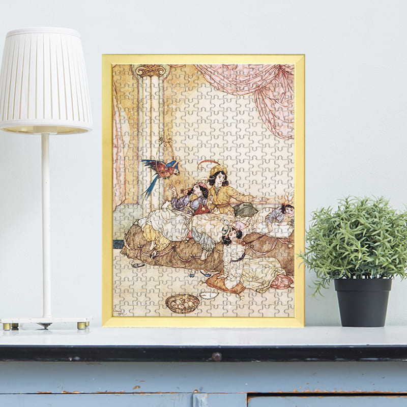 「青髭の豪華な家で暮らす妻たち（エドマンド・デュラック）（エドマンド・デュラック）」がジグソーパズルに