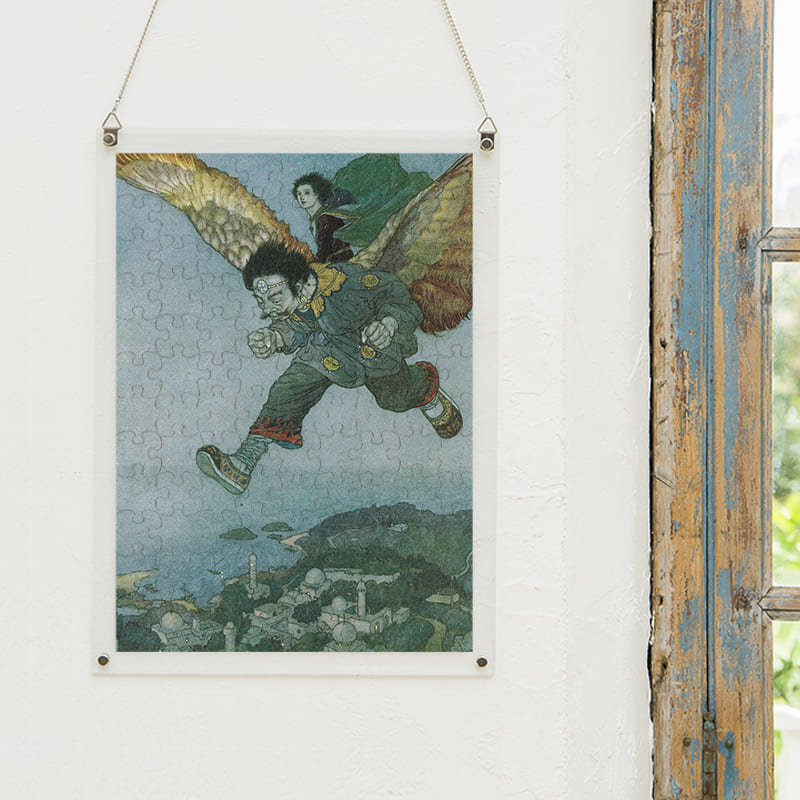 「東風に乗ってパラダイスに行く王子（エドマンド・デュラック）（エドマンド・デュラック）」パズルをインテリアとして飾る