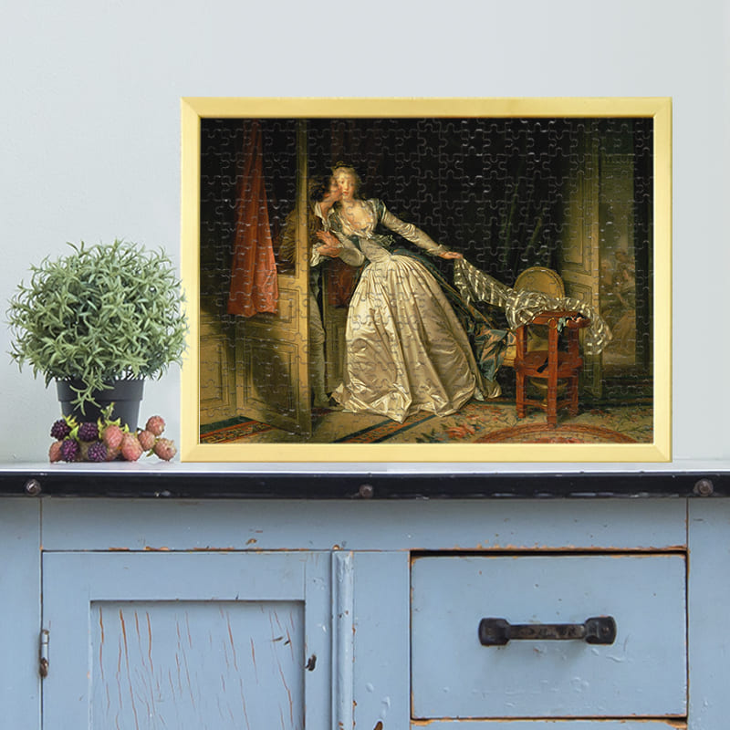 「奪われたキス（ジャン・オノレ・フラゴナール）」がジグソーパズルに