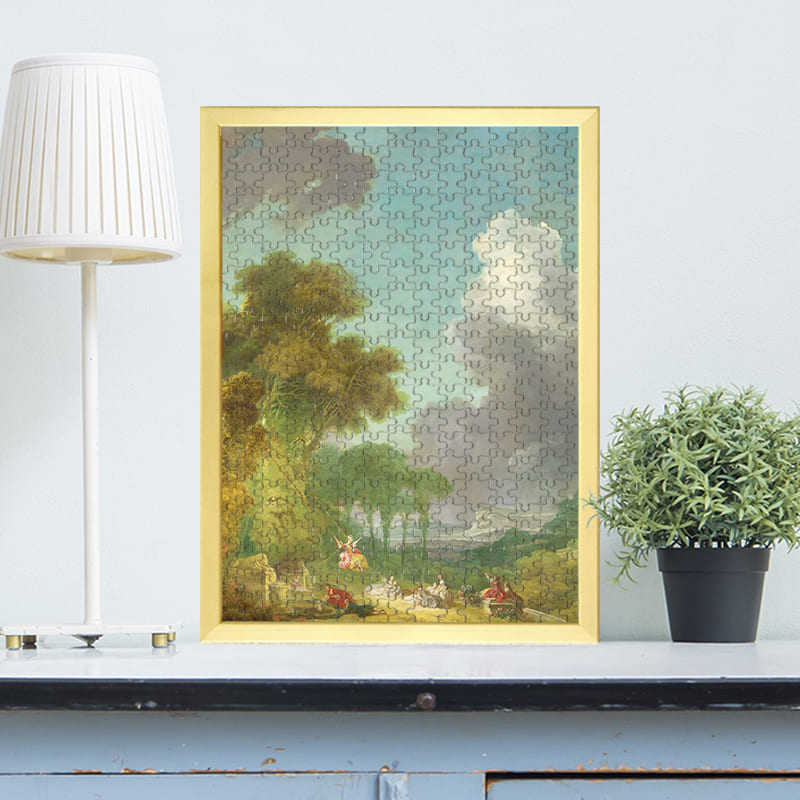 「ぶらんこ（ジャン・オノレ・フラゴナール）」がジグソーパズルに