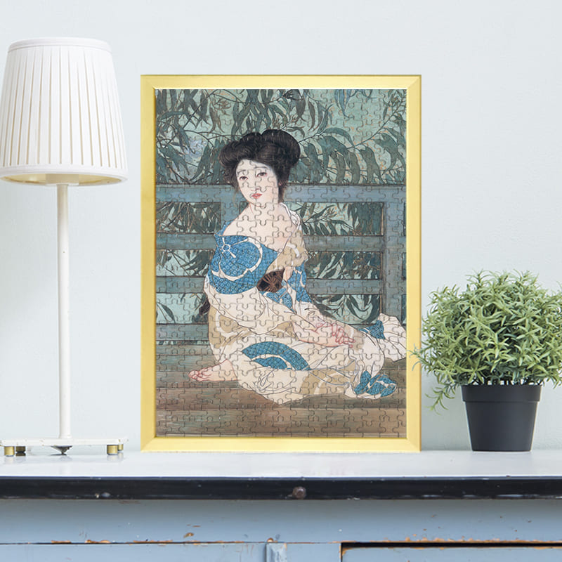 浴後（北野恒富）